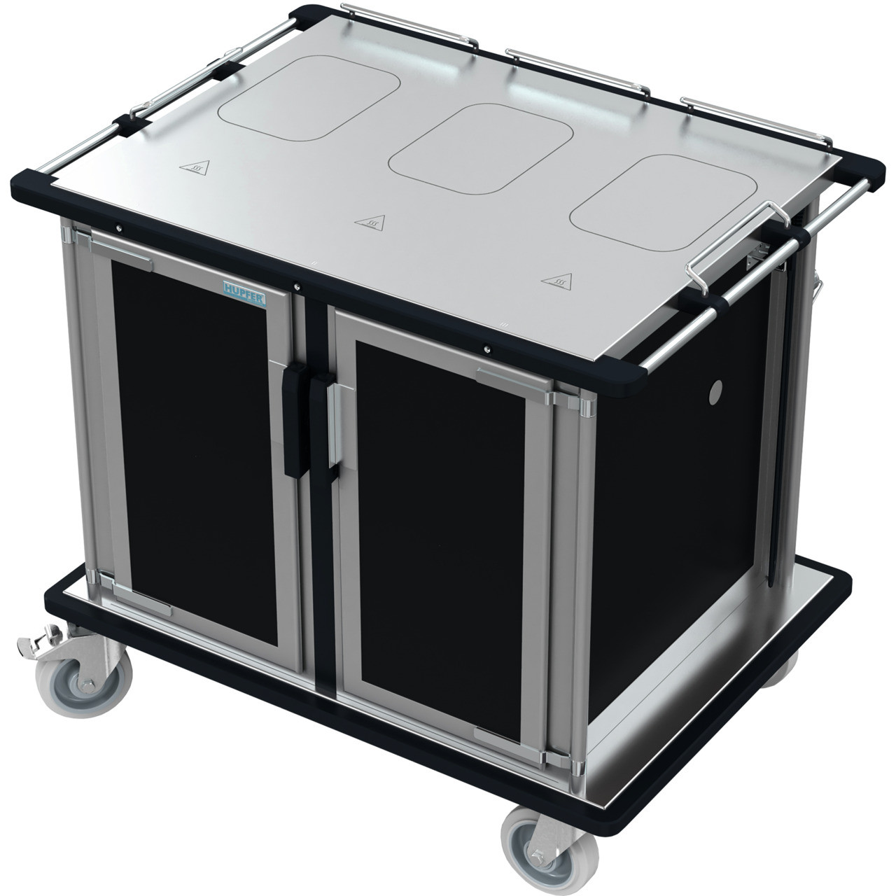 Speisentransportbox für 30 x GN-1/1 Flex 2 Fächer Höhenraster 37,5 mm
